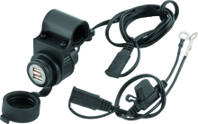 Laden Sie das Bild in den Galerie-Viewer, BikeMaster Dual USB Socket w/ Bracket