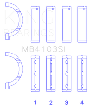 이미지를 갤러리 뷰어에 로드 , King Engine Bearings Chrysler 197 (Size +0.50mm) Main Bearing Set