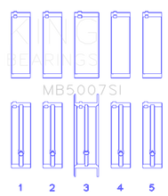 画像をギャラリービューアに読み込む, King Engine Bearings G.M.C. Saturn (Size +0.75mm) Main Bearing Set