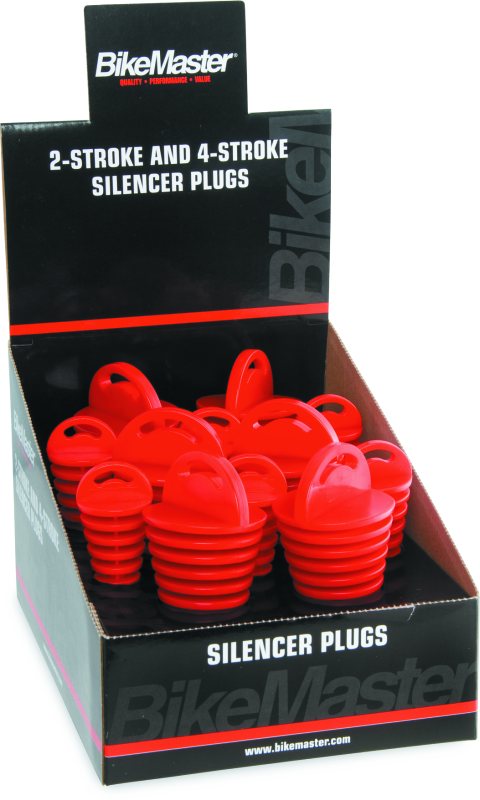 BikeMaster Exhaust Plug Display - 12pc.