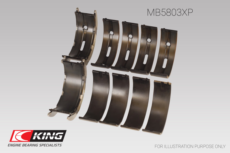 King Engine Bearings BMW S65B40A (Size +0.25mm) Main Bearing Set