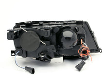 画像をギャラリービューアに読み込む, ANZO 2002-2005 BMW 3 Series E46 Projector Headlights w/ Halo Black