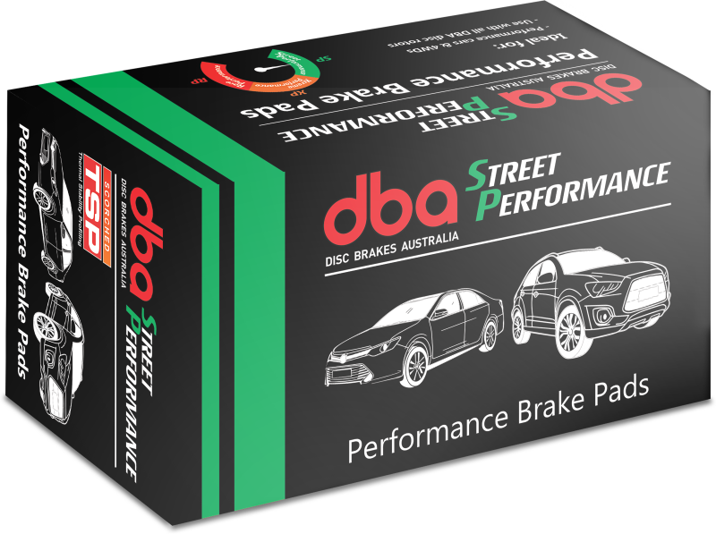 DBA 03-06 EVO / 04-09 STi / 03-07 350Z Track Edition/G35 con pastillas de freno traseras Brembo SP500