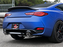 画像をギャラリービューアに読み込む, aFe POWER Takeda 2.5in 304 SS CB Exhaust w/ Carbon Fiber Tips 17-19 Infiniti Q60 V6-3.0L (tt)