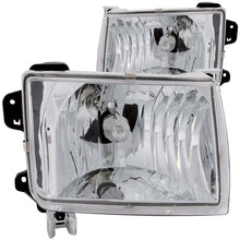 画像をギャラリービューアに読み込む, ANZO 1998-2000 Nissan Frontier Crystal Headlights Chrome