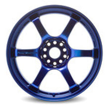 Cargar imagen en el visor de la galería, Gram Lights 57DR 19x9.5 +25 5-120 Sputter Blue Wheel