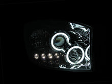 이미지를 갤러리 뷰어에 로드 , ANZO 2006-2008 Dodge Ram 1500 Projector Headlights w/ Halo Chrome (CCFL)