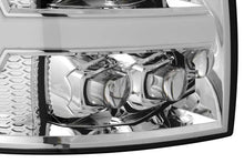 Laden Sie das Bild in den Galerie-Viewer, AlphaRex 07-13 Chevy 1500HD NOVA LED Proj Headlights Plank Style Chrm w/Activ Light/Seq Signal