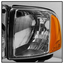 Charger l&#39;image dans la galerie, Xtune Dodge Ram Sport Model Only 1999-2002 OEM Headlights Chrome HD-JH-DR99-SP-C