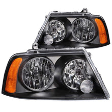 將圖片載入圖庫檢視器 ANZO 2003-2006 Lincoln Navigator Crystal Headlights Black