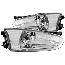 画像をギャラリービューアに読み込む, ANZO 1997-2002 Mitsubishi Mirage Crystal Headlights Chrome