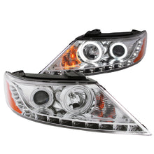 Charger l&#39;image dans la galerie, ANZO 2011-2013 Kia Sorento Projector Headlights w/ Halo Chrome (CCFL)