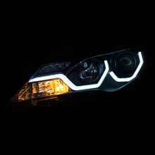 將圖片載入圖庫檢視器 ANZO 2013-2015 Toyota Rav4 Projector Headlights w/ Plank Style Design Black