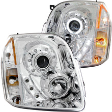 Cargar imagen en el visor de la galería, ANZO 2007-2014 Gmc Yukon Proyector Faros delanteros con Halo Chrome (CCFL)