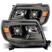 Laden Sie das Bild in den Galerie-Viewer, AlphaRex 05-11 Toyota Tacoma PRO-Series Projector Headlights Plank Style Design Alpha Black w/DRL