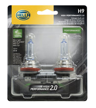 Charger l&#39;image dans la galerie, Hella H9 12V 65W PGJ19-5 HP 2.0 Halogen Bulbs