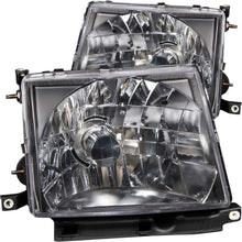 이미지를 갤러리 뷰어에 로드 , ANZO 1997-2000 Toyota Tacoma Crystal Headlights Black