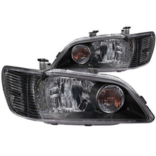 Charger l&#39;image dans la galerie, ANZO 2002-2003 Mitsubishi Lancer Crystal Headlights Black