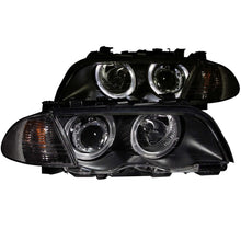 이미지를 갤러리 뷰어에 로드 , ANZO 1999-2001 BMW 3 Series E46 Projector Headlights w/ Halo Black (CCFL)