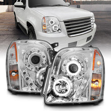 Cargar imagen en el visor de la galería, ANZO 2007-2014 Gmc Yukon Proyector Faros delanteros con Halo Chrome (CCFL)