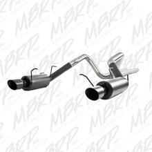 將圖片載入圖庫檢視器 MBRP 11-14 Ford Mustang GT 5.0L 3in Cat Back Dual Split Rear Street Version 4in Tips - Black