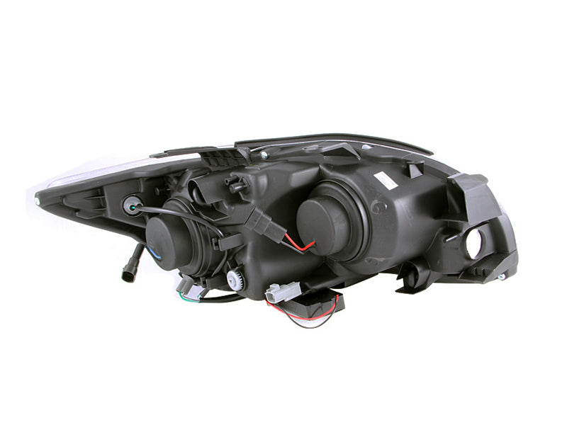 ANZO 2005-2010 Scion Tc Proyector Faros delanteros con Halo Black (CCFL)