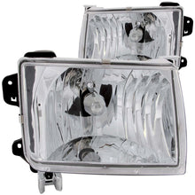 Cargar imagen en el visor de la galería, ANZO 1998-2000 Nissan Frontier Crystal Faros delanteros cromados