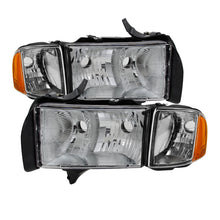 將圖片載入圖庫檢視器 Xtune Dodge Ram Sport Model Only 1999-2002 OEM Headlights Chrome HD-JH-DR99-SP-C