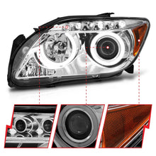 이미지를 갤러리 뷰어에 로드 , ANZO 2005-2010 Scion Tc Projector Headlights w/ Halo Chrome (CCFL)