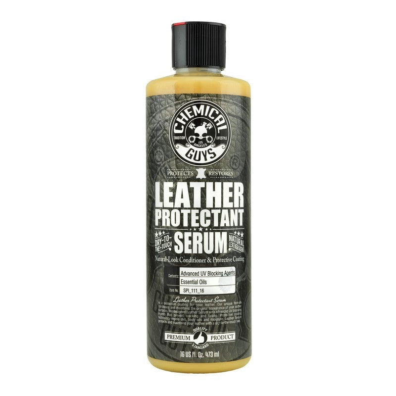 Chemical Guys Leather Serum Natural Look Conditioner &amp; Protective Coating – 16oz