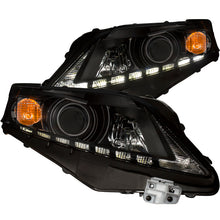 Charger l&#39;image dans la galerie, ANZO 2010-2012 Lexus Rx350 Projector Headlights w/ U-Bar Black