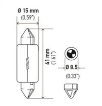 Cargar imagen en el visor de la galería, Hella Universal Clear T4.63 Incandescent 12V 15W Bulb (MOQ 10)