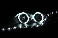 이미지를 갤러리 뷰어에 로드 , ANZO 2010-2011 Toyota Camry Projector Headlights w/ Halo Black (CCFL)