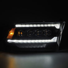 Laden Sie das Bild in den Galerie-Viewer, AlphaRex 09-18 Ram 2500 NOVA LED Proj Headlights Plank Style Chrome w/Activ Light/Seq Signal/DRL