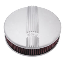 이미지를 갤러리 뷰어에 로드 , Edelbrock Air Cleaner Classic Series Round Aluminum Top Cloth Element 14In Dia X 3 9In Satin