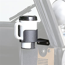 將圖片載入圖庫檢視器 Rugged Ridge Cup Holder Windshield Mount 76-95 Jeep CJ / Jeep Wrangler