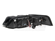 이미지를 갤러리 뷰어에 로드 , Raxiom 99-04 Ford Mustang Dual LED Halo Projector Headlights- Black Housing (Smoked Lens)