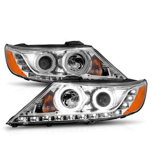 이미지를 갤러리 뷰어에 로드 , ANZO 2011-2013 Kia Sorento Projector Headlights w/ Halo Chrome (CCFL)