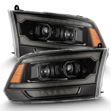 Laden Sie das Bild in den Galerie-Viewer, AlphaRex 09-18 RAM 1500 PRO-Series Proj Headlights Alpha-Black w/Sequential Signal &amp; Top/Middle DRL