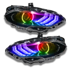 Charger l&#39;image dans la galerie, Oracle 18-21 Ford Mustang Dynamic DRL w/ Halo Kit &amp; Sequential Turn Signal - ColorSHIFT SEE WARRANTY