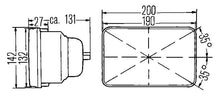 將圖片載入圖庫檢視器 Hella E-Code 5in x 7in H4 Conversion Headlamp Kit