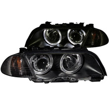 이미지를 갤러리 뷰어에 로드 , ANZO 1999-2001 BMW 3 Series E46 Projector Headlights w/ Halo Black (CCFL)