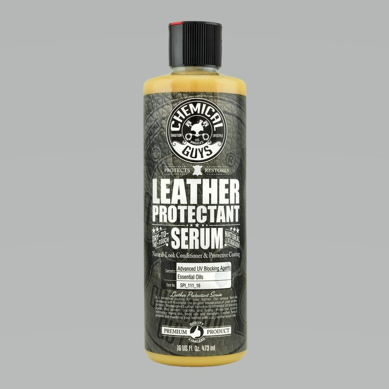 Chemical Guys Leather Serum Natural Look Conditioner &amp; Protective Coating – 16oz