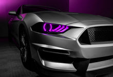 Cargar imagen en el visor de la galería, Oracle 18-21 Ford Mustang Dynamic DRL w/ Halo Kit &amp; Sequential Turn Signal - ColorSHIFT SEE WARRANTY